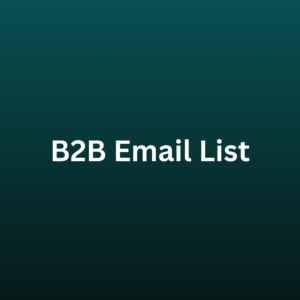 b2b email list